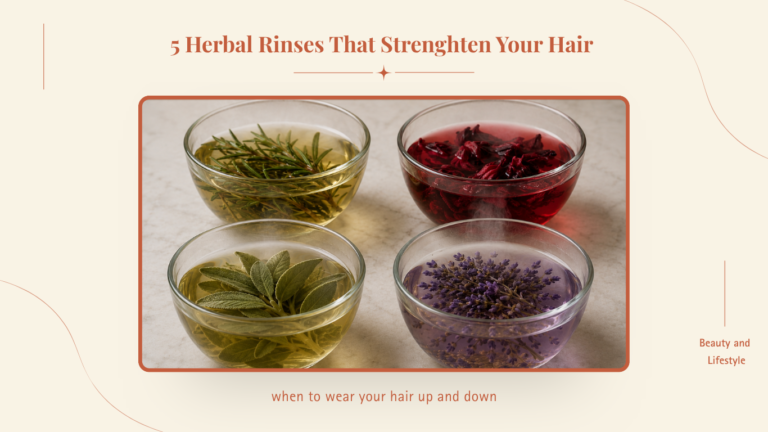 5 Herbal Rinses That Strengthen Your Hair