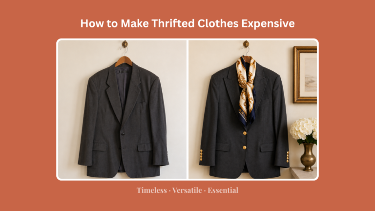 How to Make Thrifted Clothes Look Expensive: 7 Expert Styling Tips